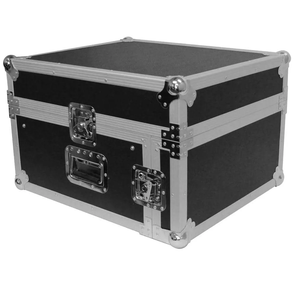 4 Space Rack Case with Slant Mixer Top