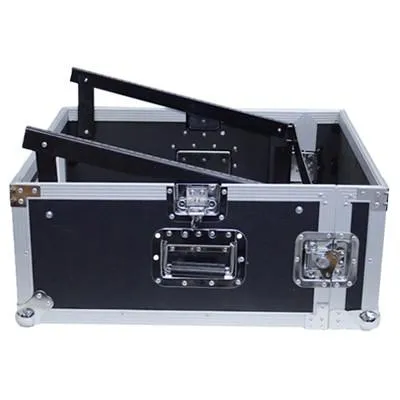 4 Space Rack Case with Slant Mixer Top