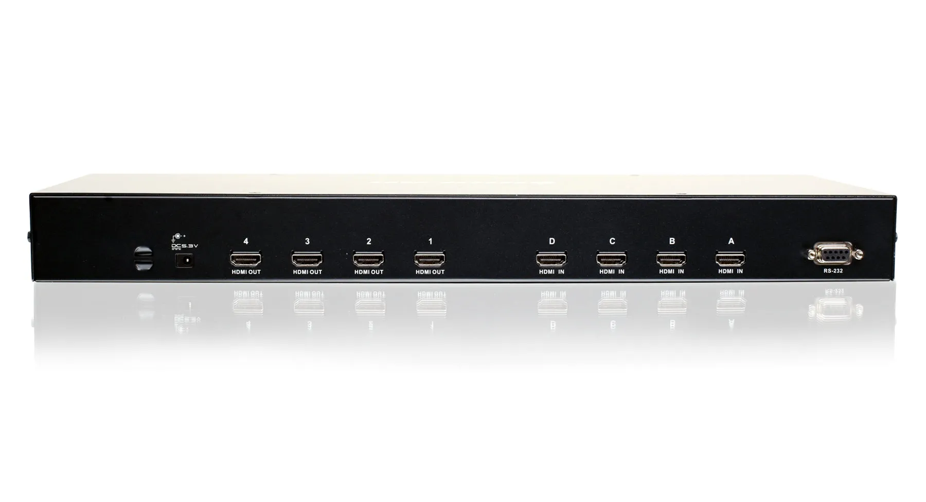 4x4 HDMI Matrix Switch with RS-232