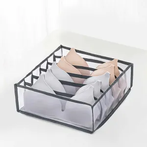 6 grids ladies undergarments organizer