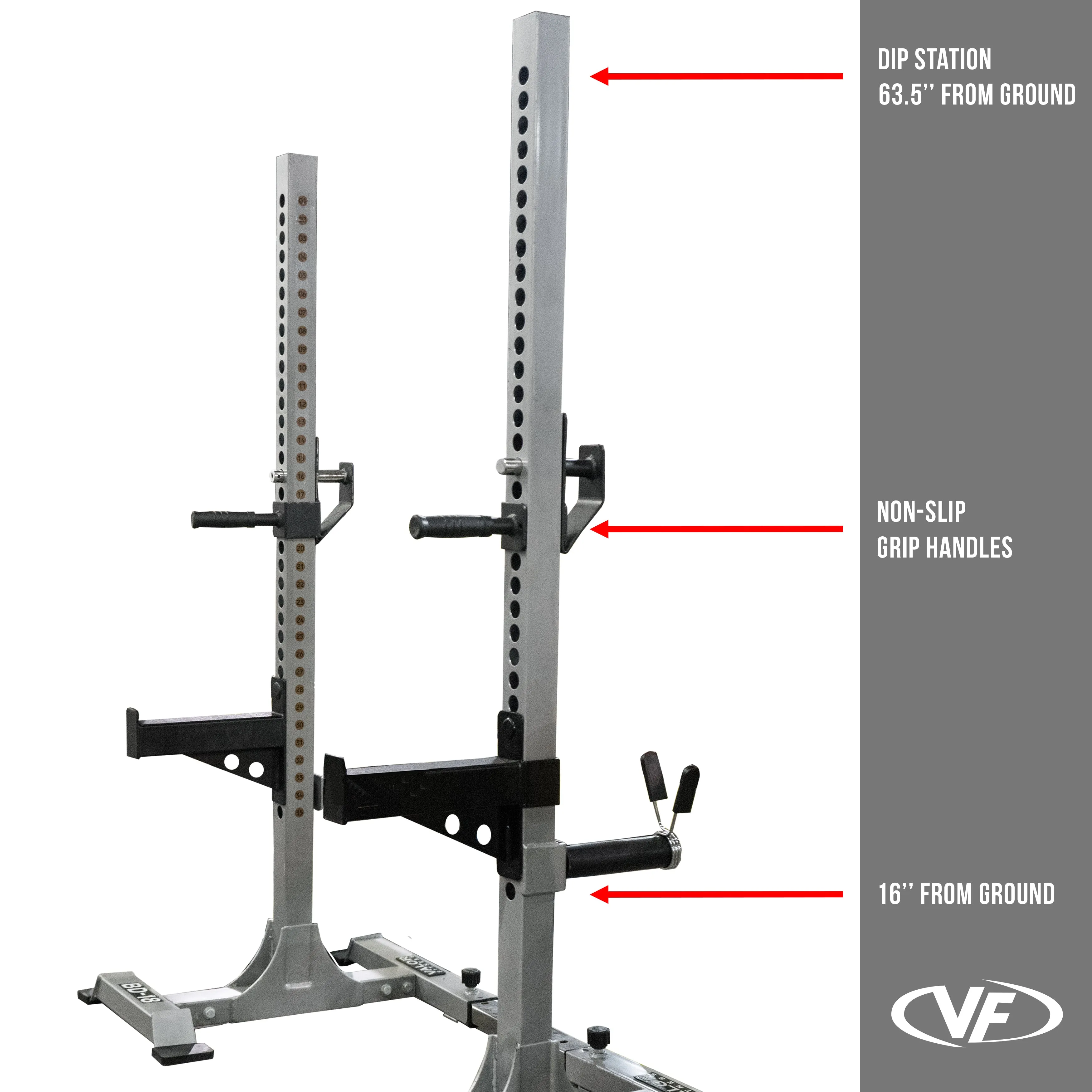 Adjustable Squat - Bench - Dip Stand Towers