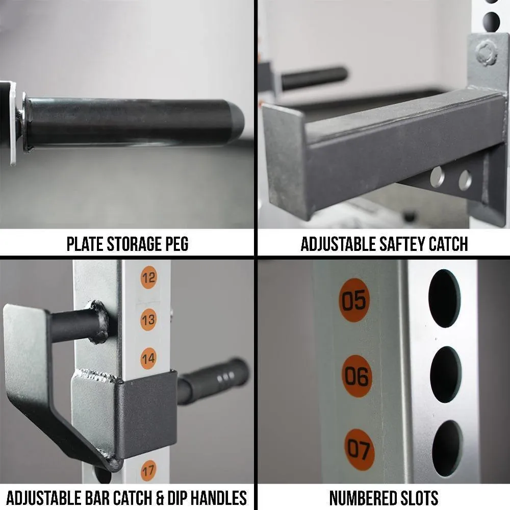 Adjustable Squat - Bench - Dip Stand Towers