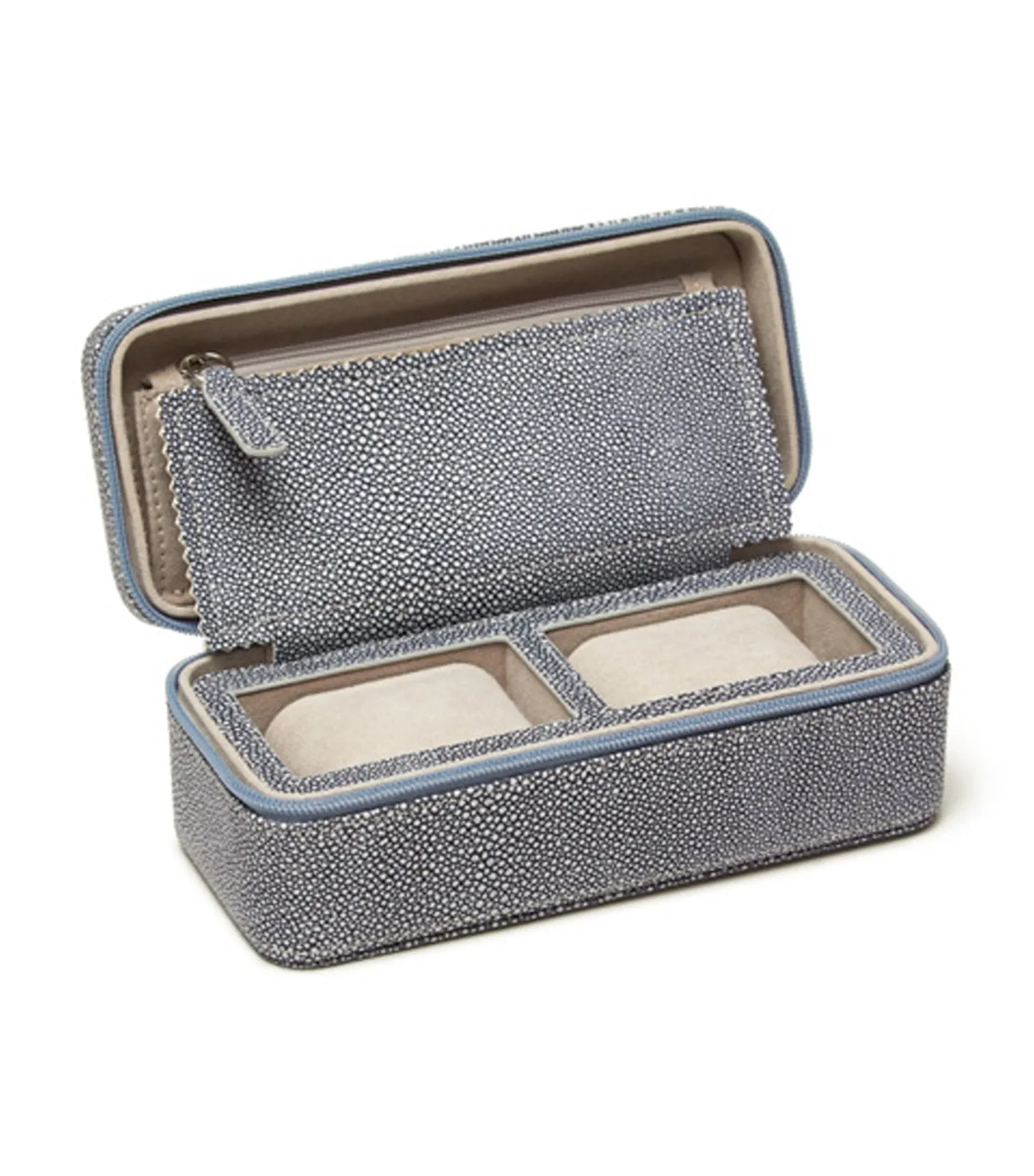 Aiden Dual Watch Travel Cases Gray