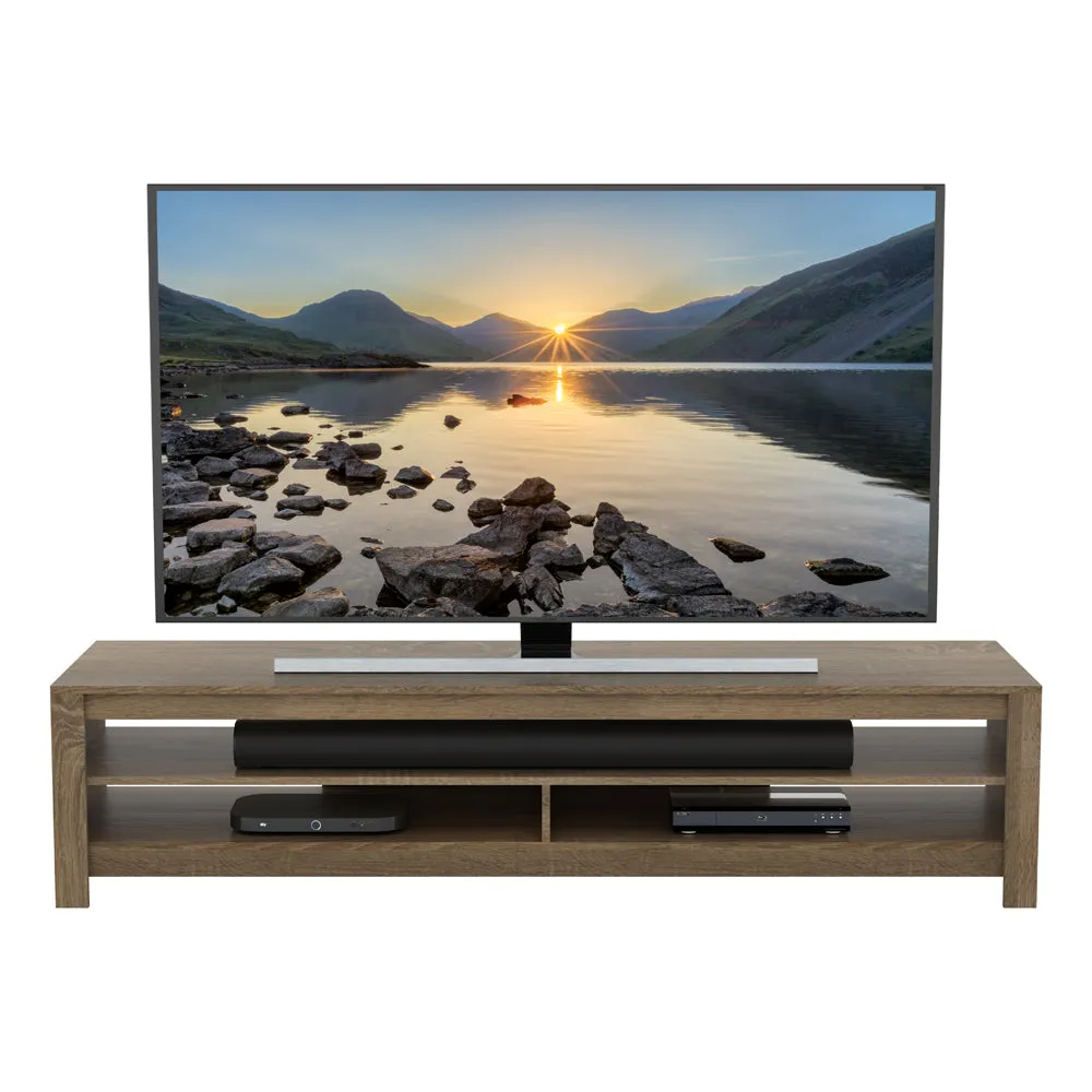 AVF Calibre 1.8M TV Stand - Rustic Sawn Oak | CA180RGO