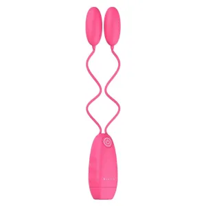 B Swish Bnear Classic Couples Double Egg Vibrator Guava