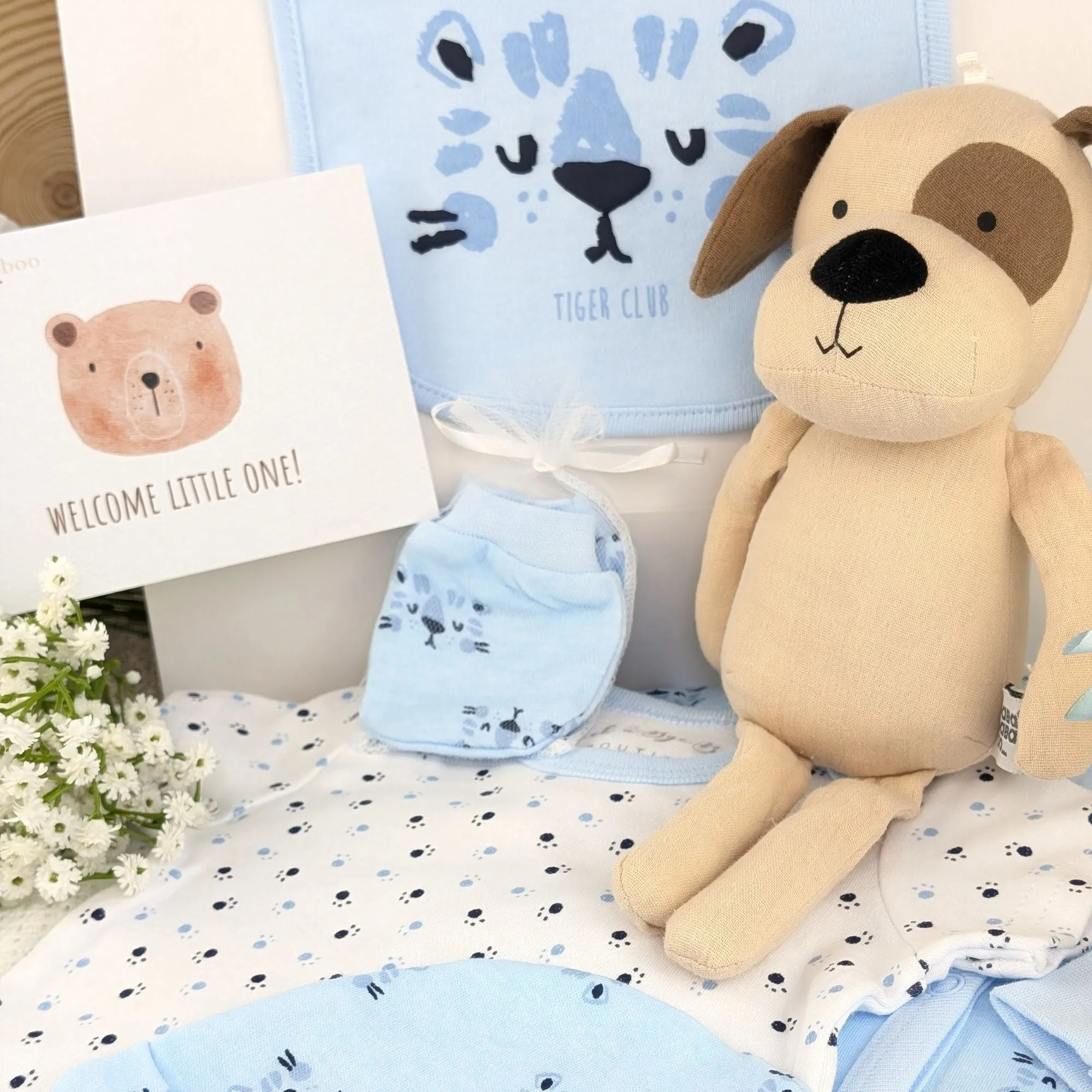 Baby Boy Gifts Bag Puppy Dog Tails