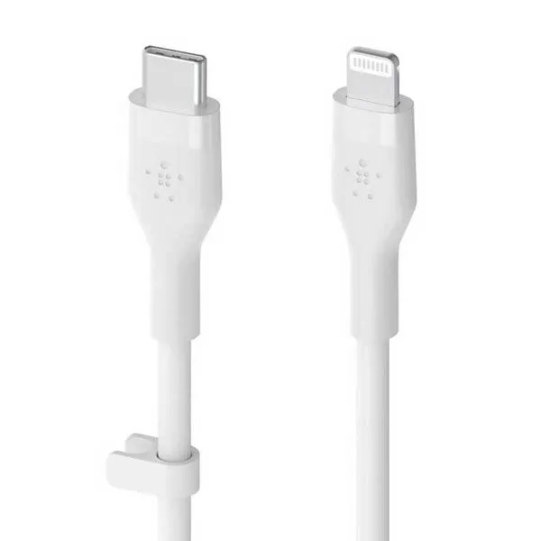 BELKIN BoostCharge Flex 3m USB-C Cable with Lightning Connector - White