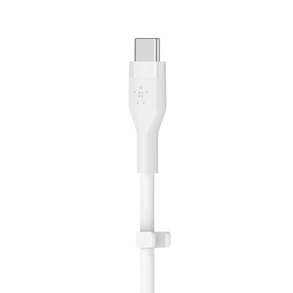 Belkin Usb-C To Lighting, Silicone, 1M, White