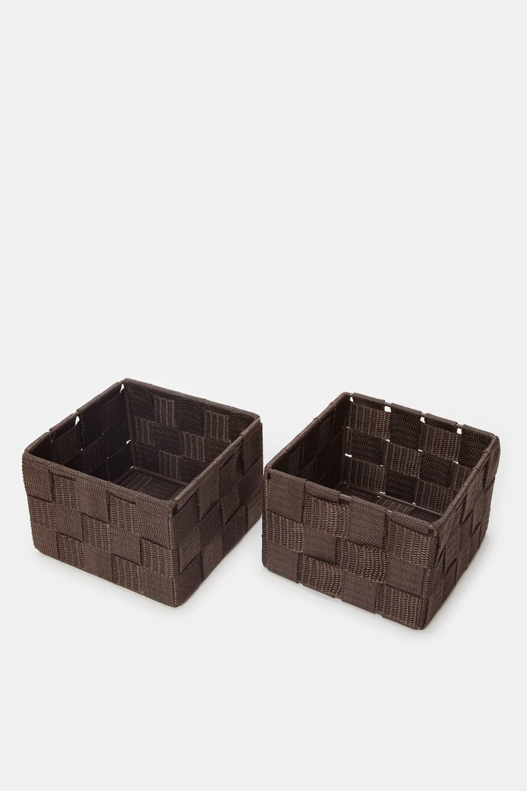 Brown Storage Basket Set (3 Piece)