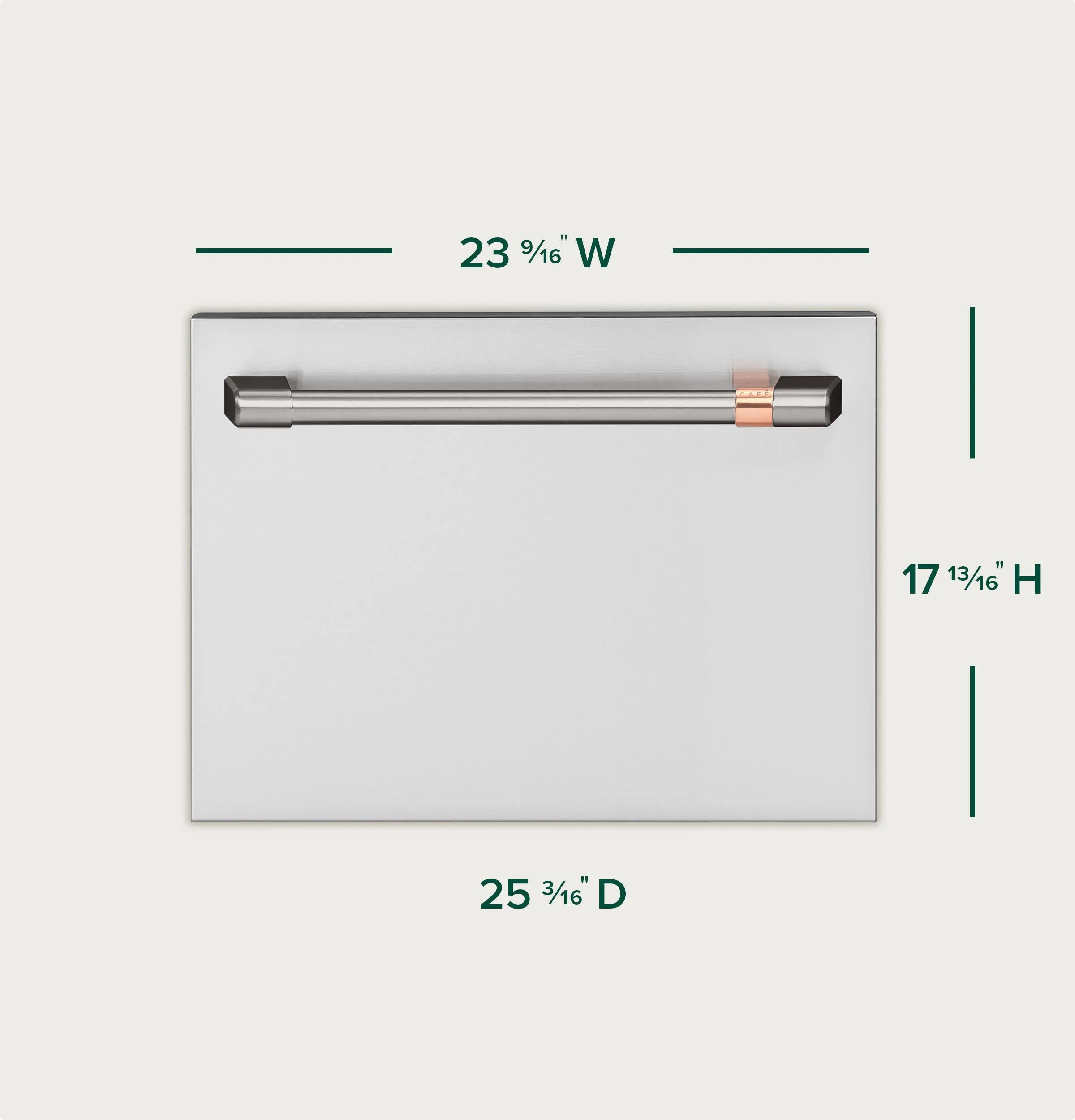 Cafe CDD220P2WS1 Caf(eback)™ ENERGY STAR Smart Single Drawer Dishwasher