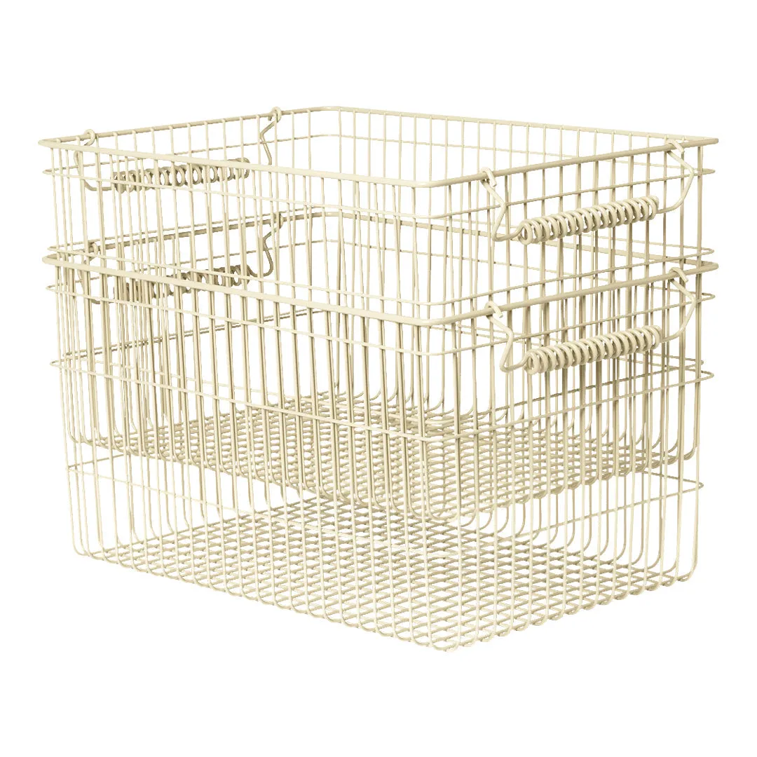 Cala Stackable Baskets - Set of 2