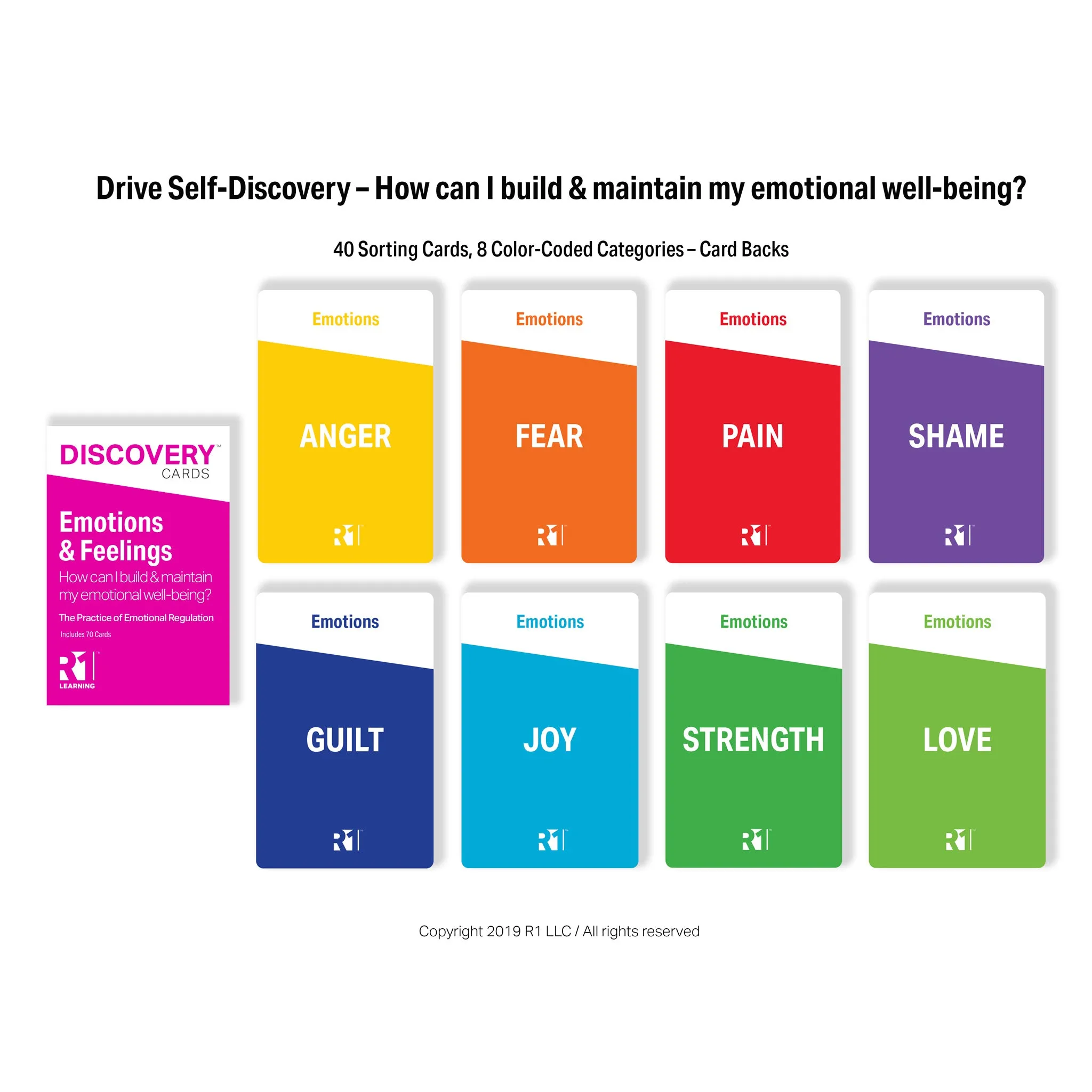 Emotions & Feelings Discovery Cards Deck / CCAPP Consumer Packet for CE