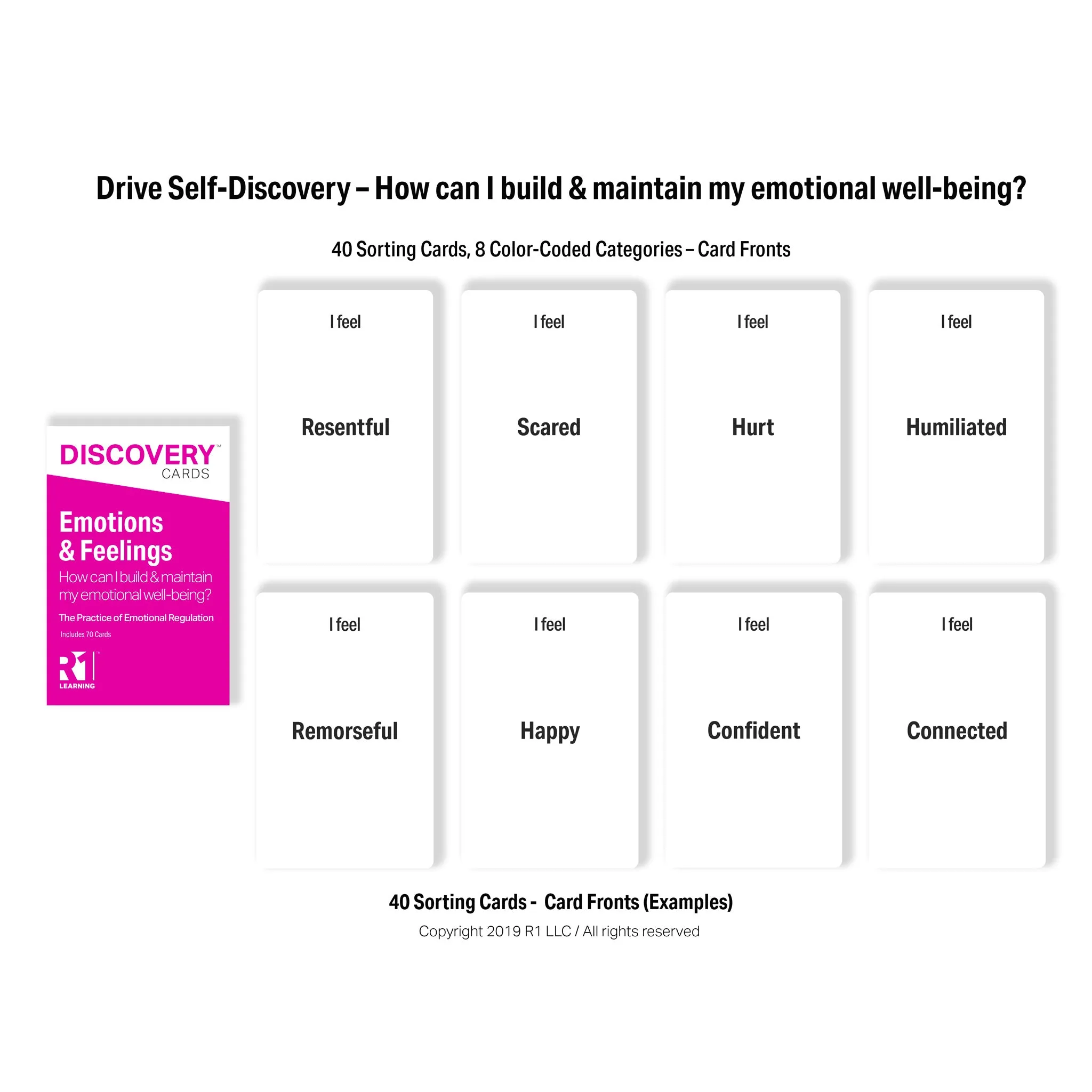 Emotions & Feelings Discovery Cards Deck / CCAPP Consumer Packet for CE