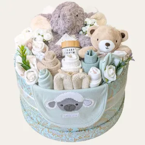 Enchanted Elephant Luxury Baby Gifts Box Flower Bouquet