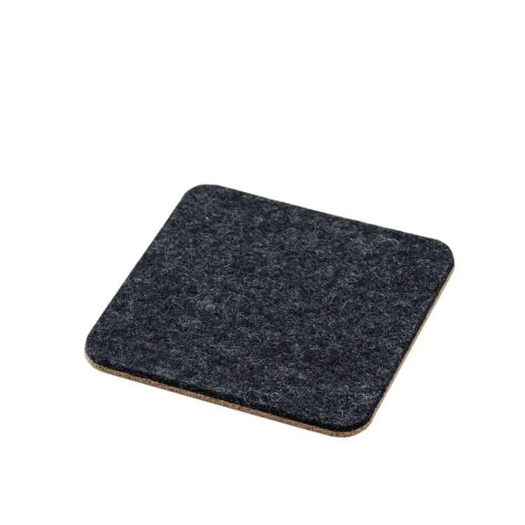 Felt&Cork Coasters - Anthracite