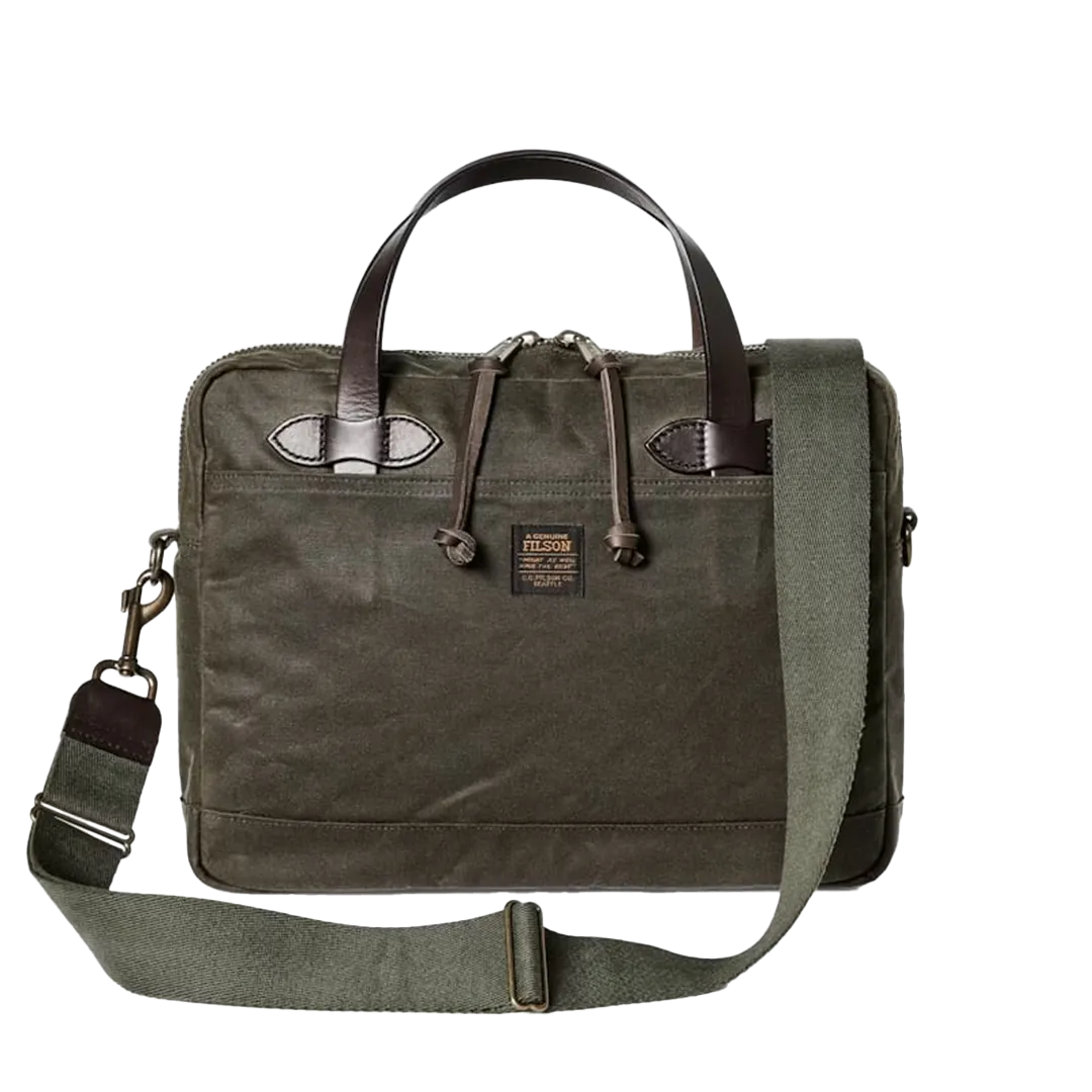 Filson - Tin Cloth Compact Briefcase - Otter Green