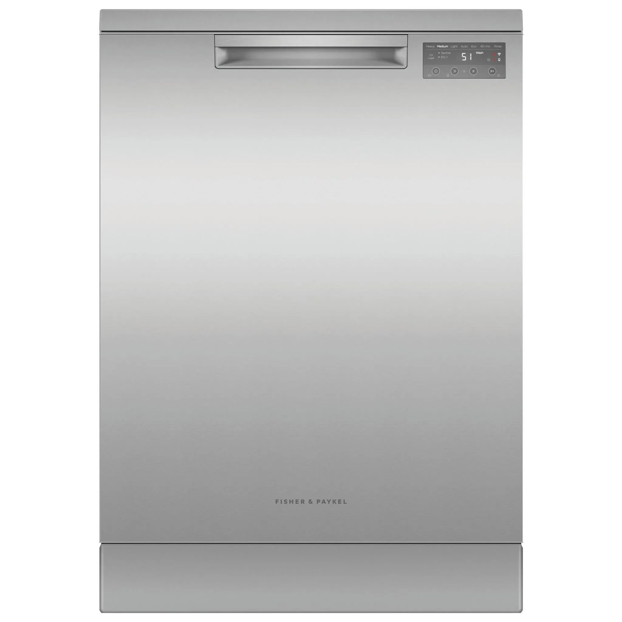 Fisher & Paykel DW60FC1X3 15-Place Setting Freestanding Dishwasher (Stainless Steel)