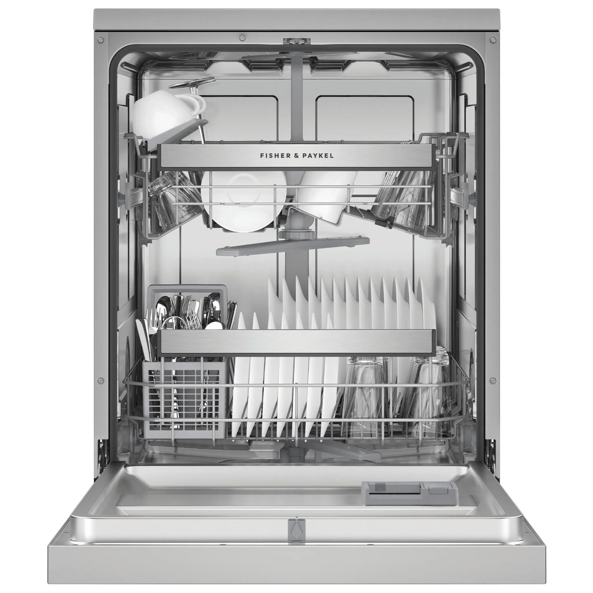 Fisher & Paykel DW60FC1X3 15-Place Setting Freestanding Dishwasher (Stainless Steel)