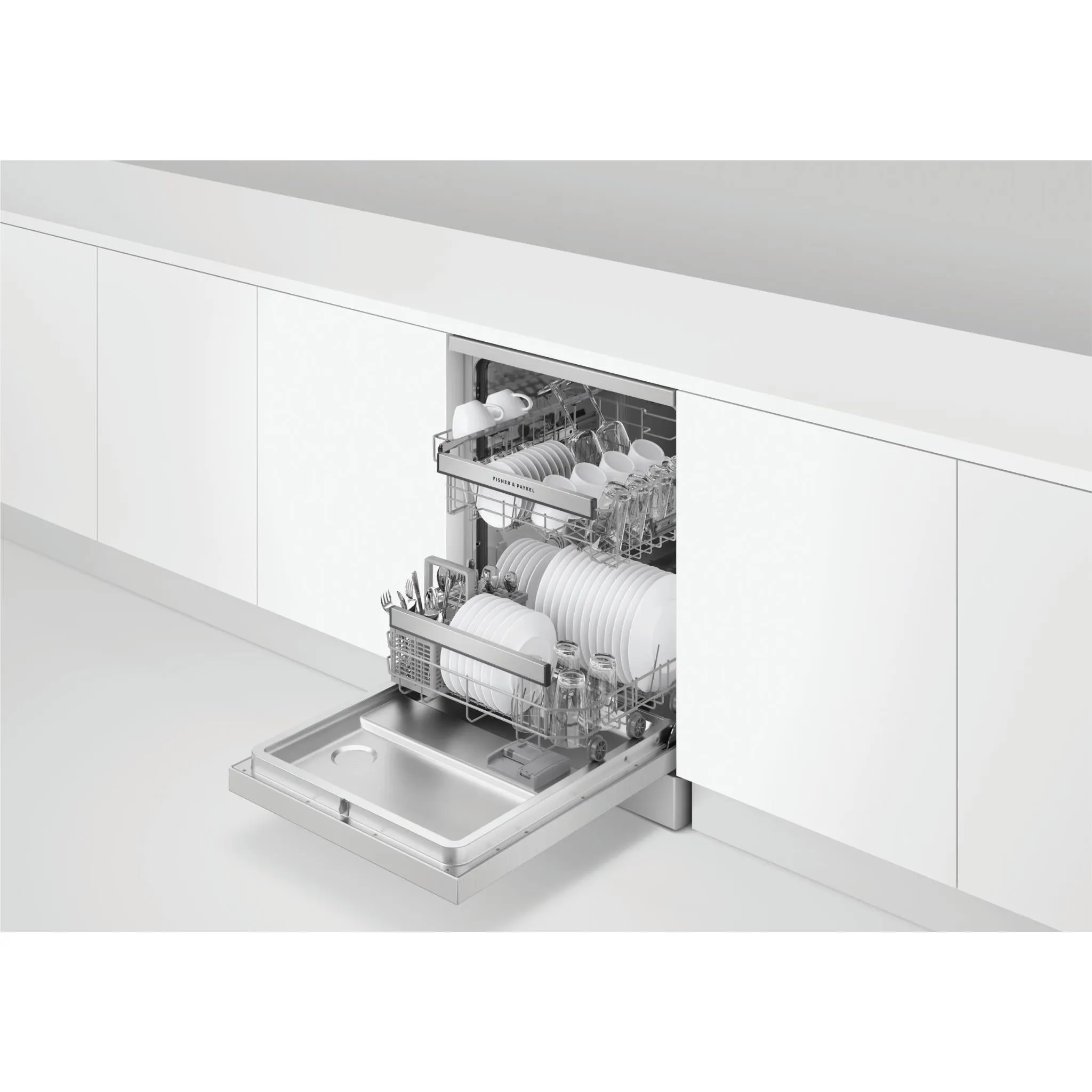 Fisher & Paykel DW60FC1X3 15-Place Setting Freestanding Dishwasher (Stainless Steel)