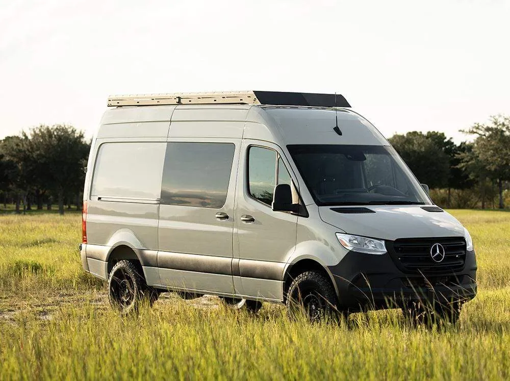 Flatline Van Co The Standard Roof Rack for Sprinter 144 High Roof