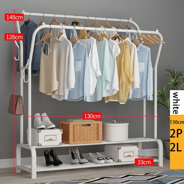 Floored Drying Coat Rack