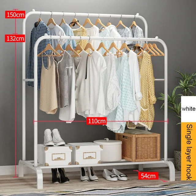 Floored Drying Coat Rack