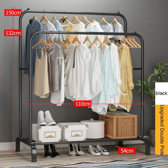 Floored Drying Coat Rack