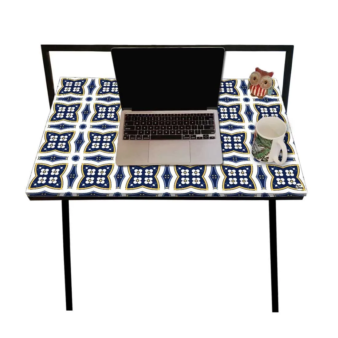 Foldable Laptop Table for Bedroom Work Desk - Spanish