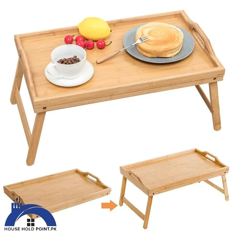 Folding Bamboo Bed Table