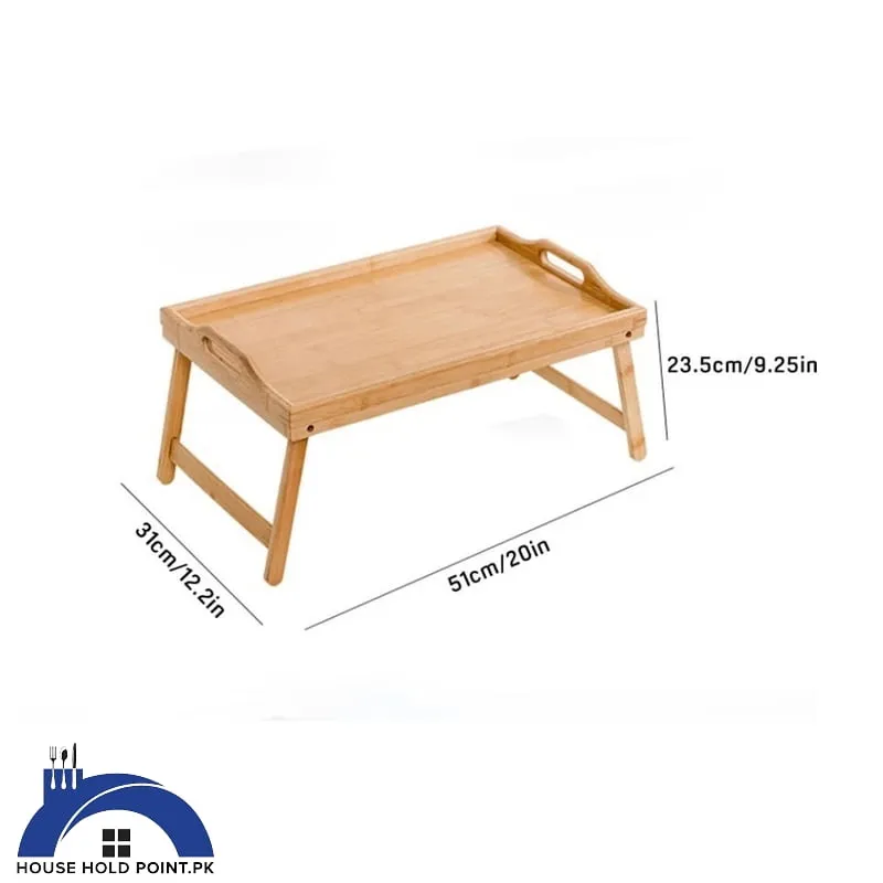 Folding Bamboo Bed Table