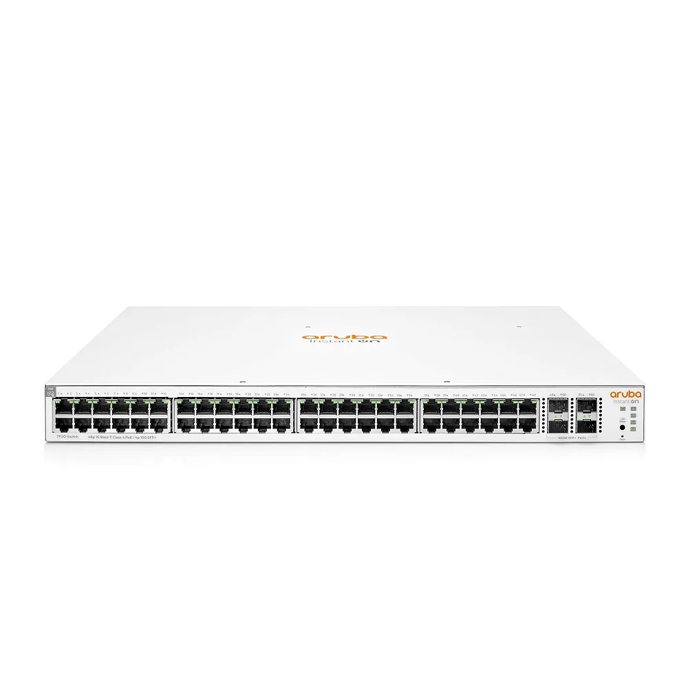 HPE Aruba ION 1930 48G 4SFP   POE 370w Switch - JL686B