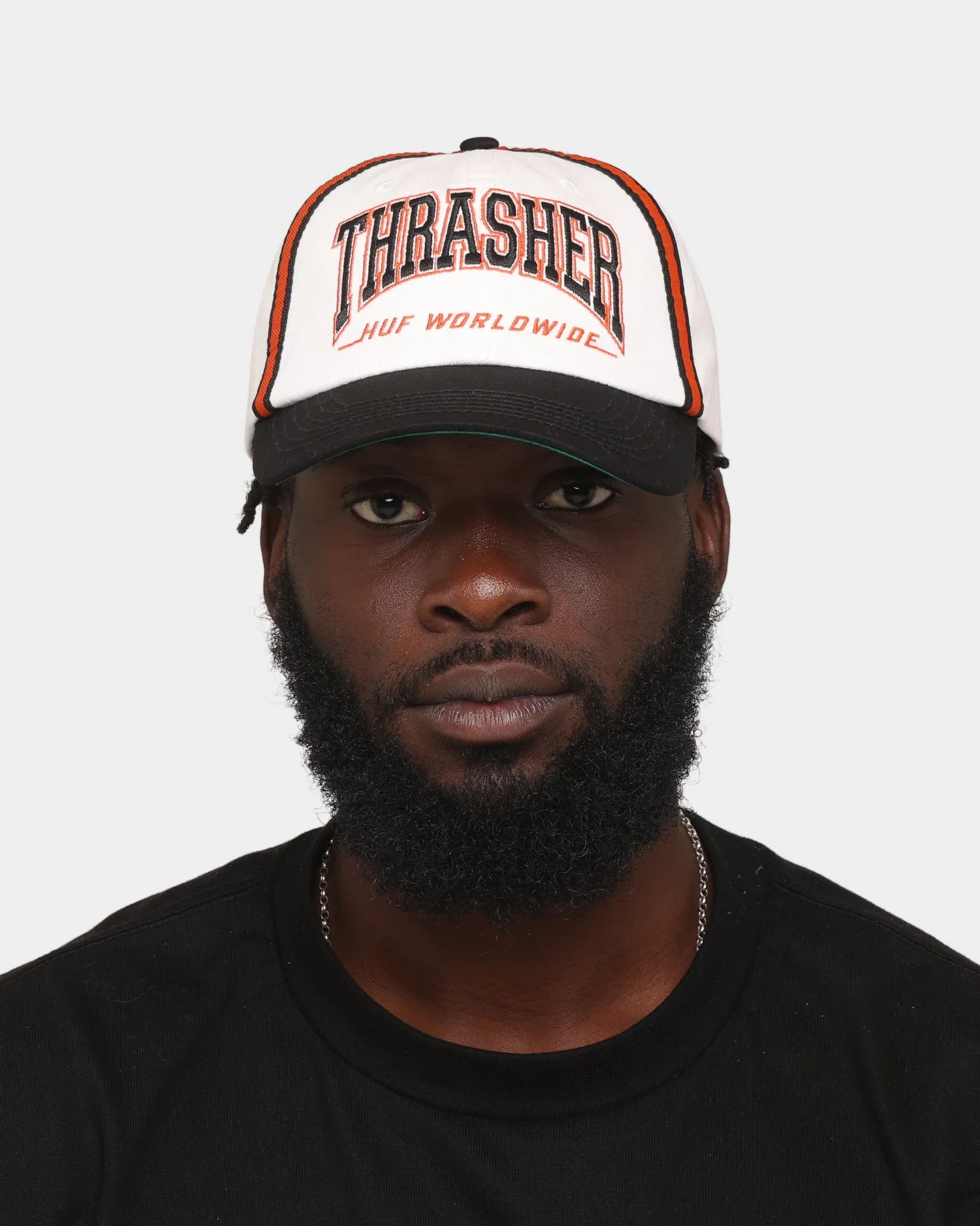 HUF X Thrasher Center Field Snapback Natural