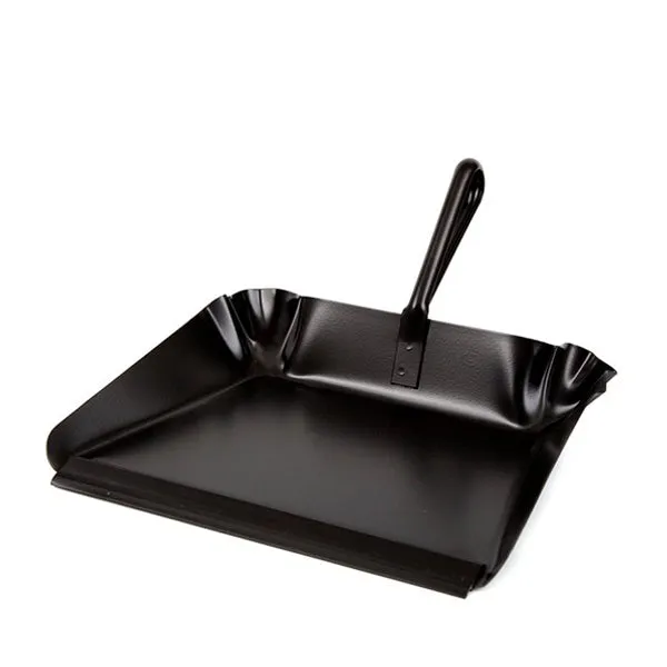 Iris Hantverk Metal Dustpan Short Handle - Black