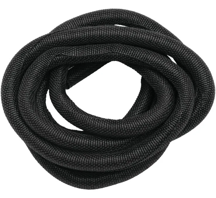 Kuryakyn 1991 Round-It Wire Tidy/Cable Wrap Black 3/8 inch 6 Ft Long