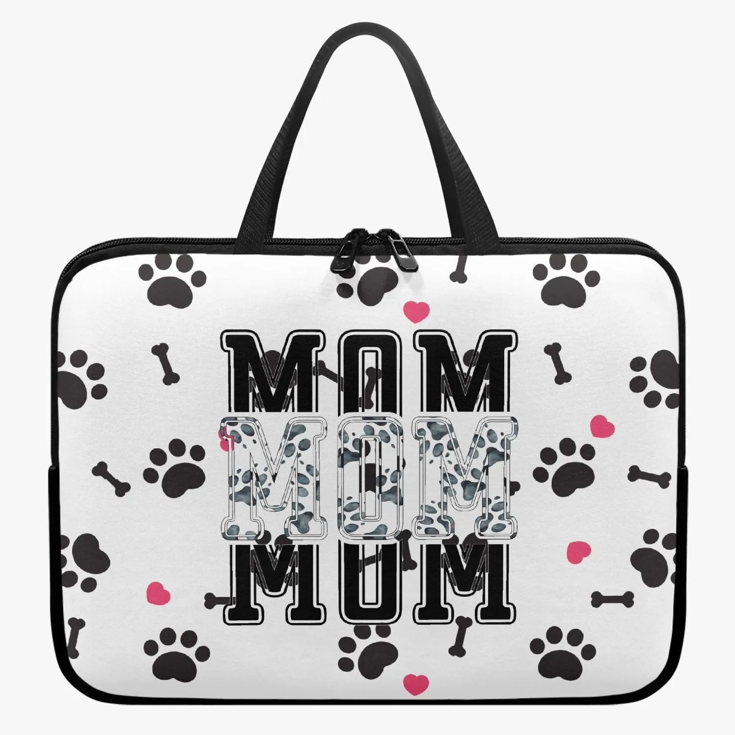 Laptop Sleeve with Handles - Dog Mom