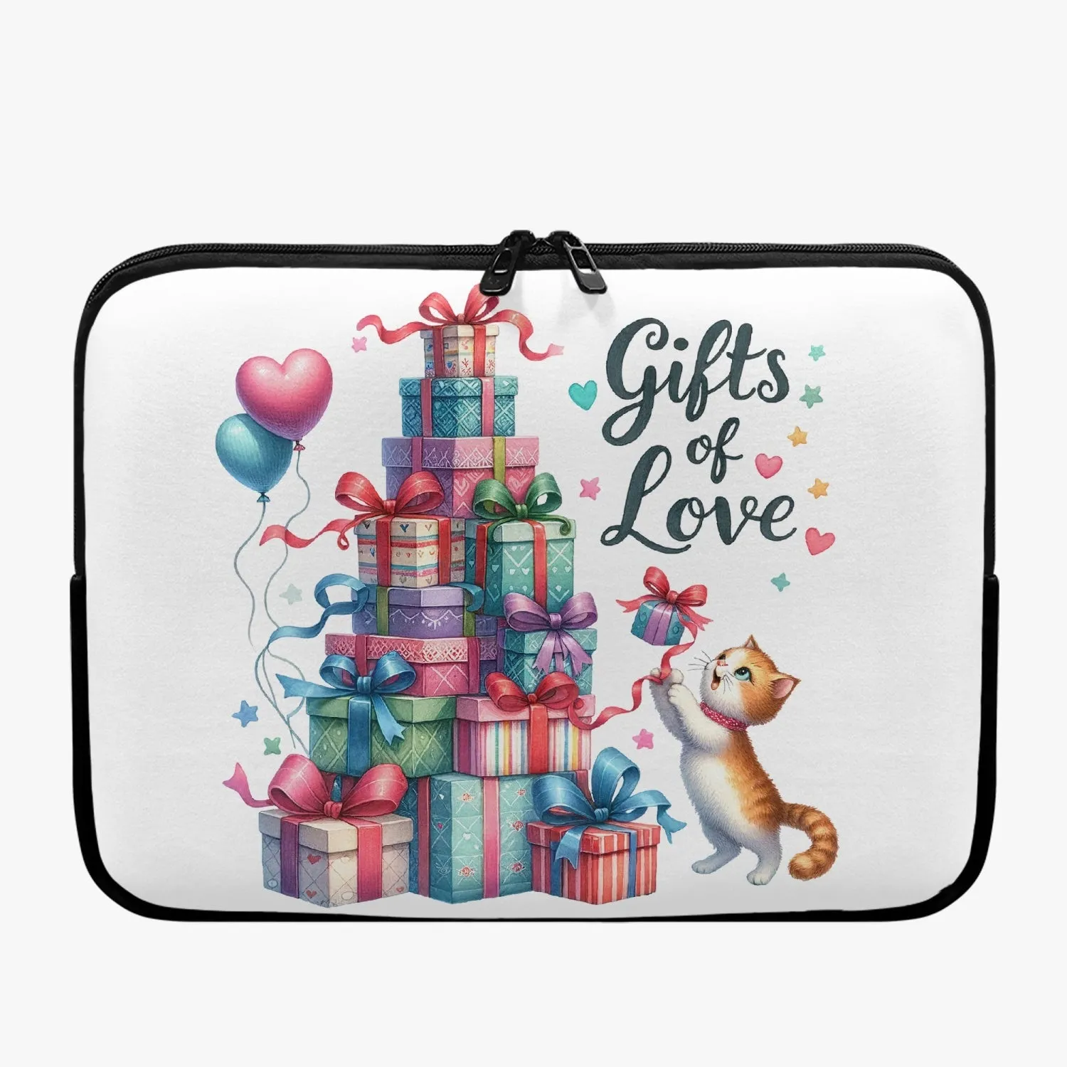 Laptop Sleeve - without handles - Christmas, Present Tree