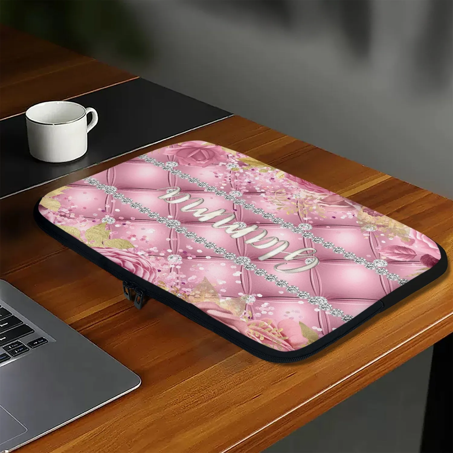 Laptop Sleeve - without handles - Pink Floral - Glamma