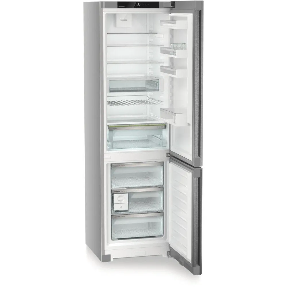 Liebherr CNsda 5723 No Frost Fridge Freezer, 70/30, Silver, A Rated