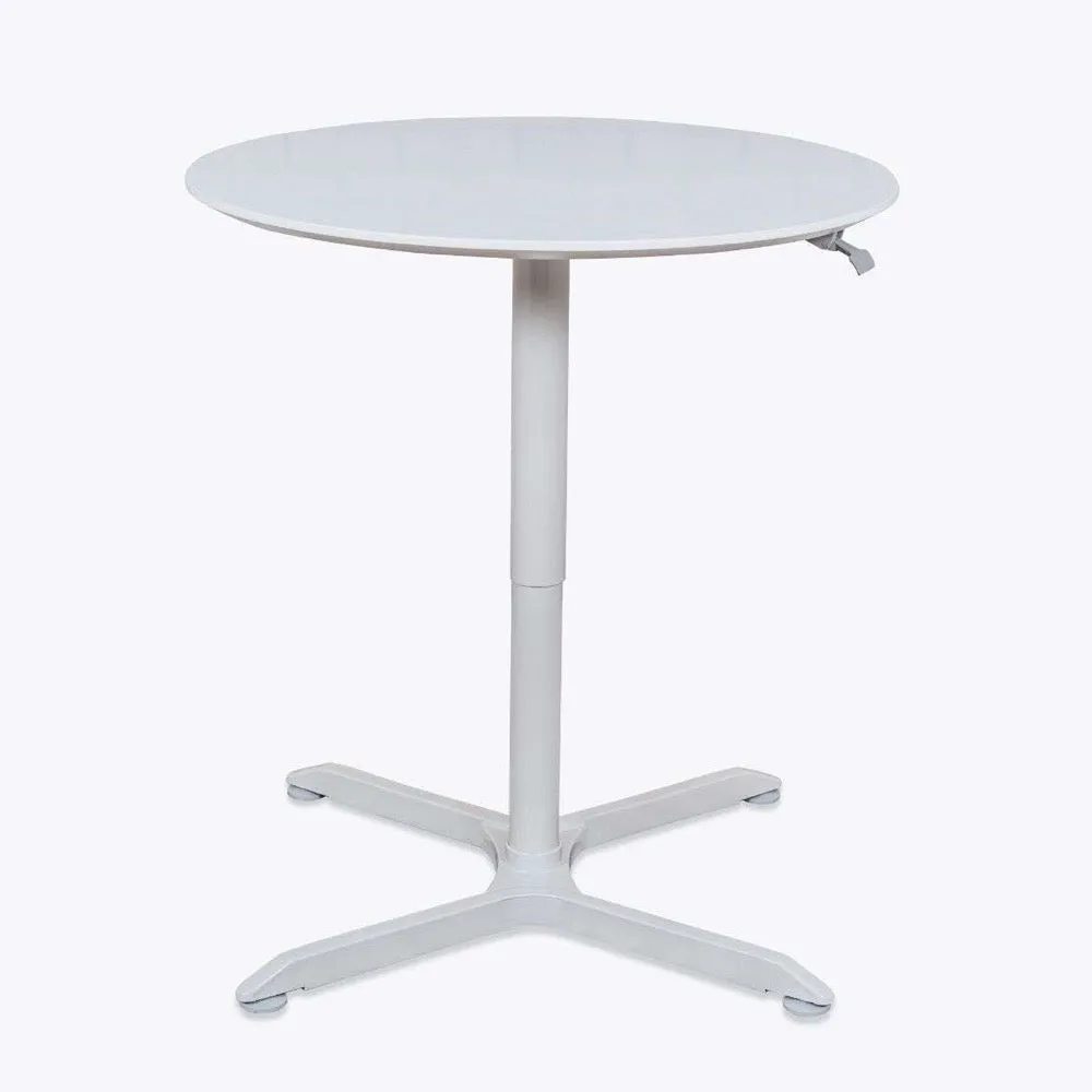 Luxor 32" Pneumatic Height Adjustable Café Tables, LX-PNADJ-32RD