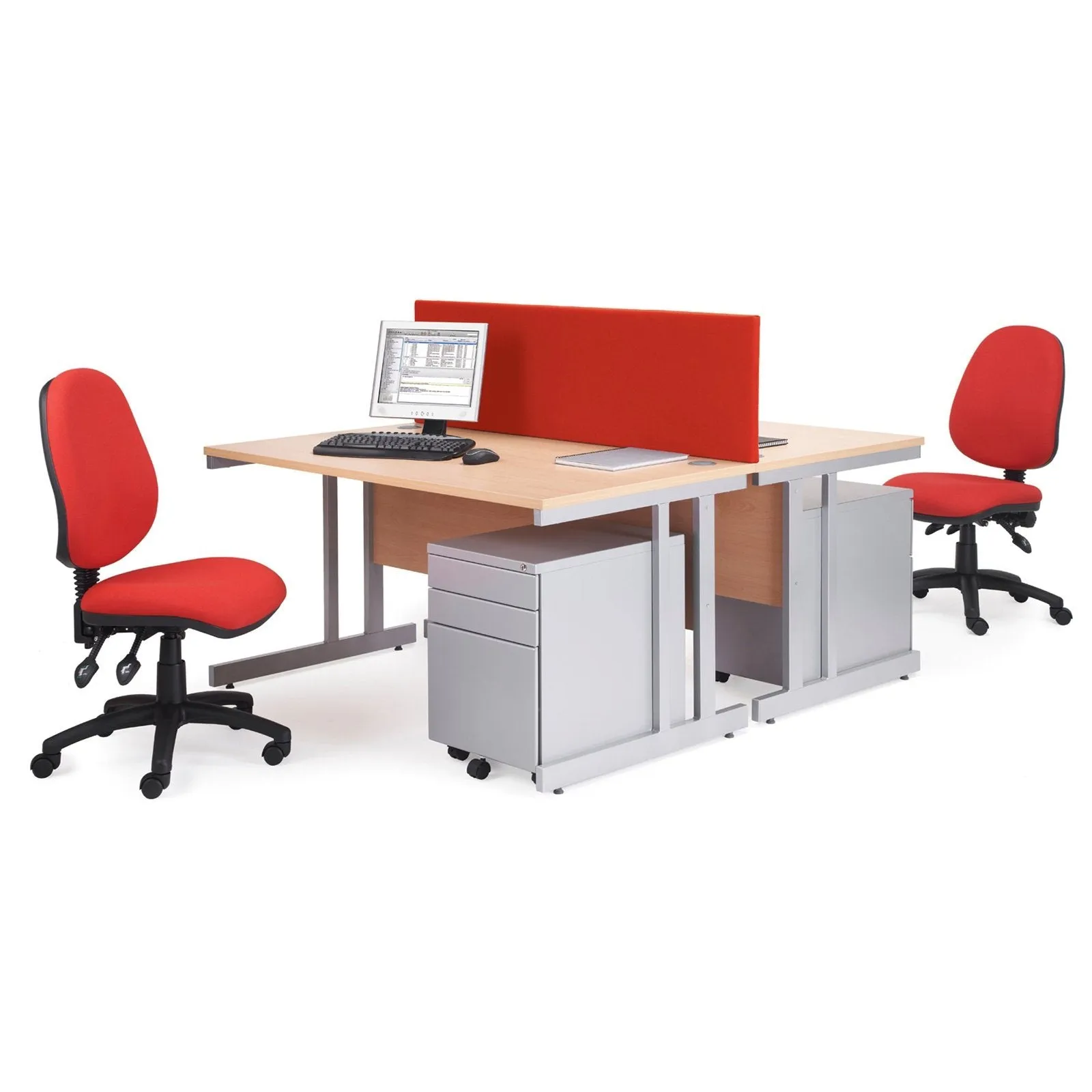 Momento cantilever leg left hand ergonomic desk