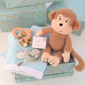 New Baby Hamper Box - Cheeky Monkey