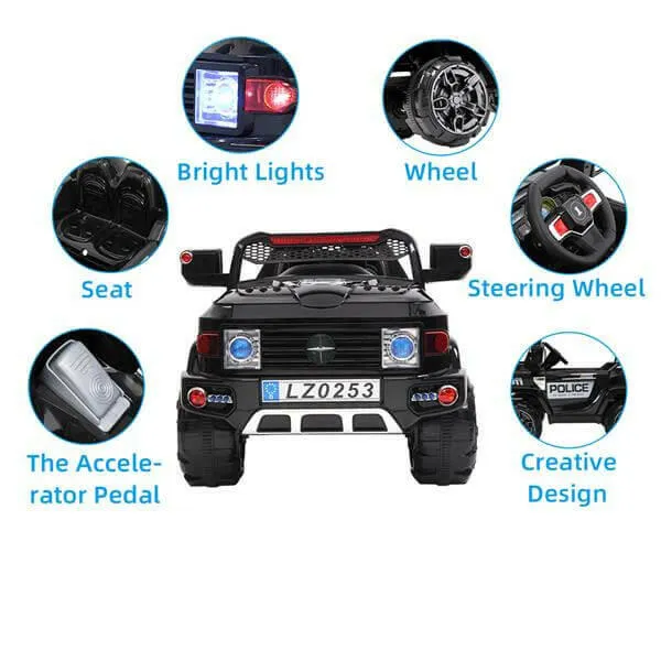 Off-Road Police Car Double Drive With 2.4G Remote Control