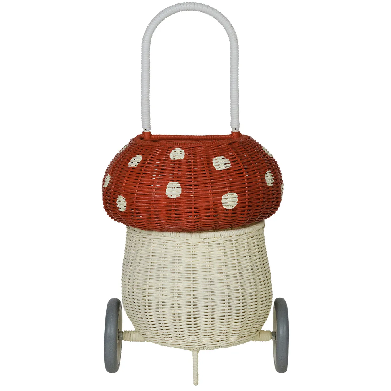 Olli Ella Mushroom Luggy - Red & White