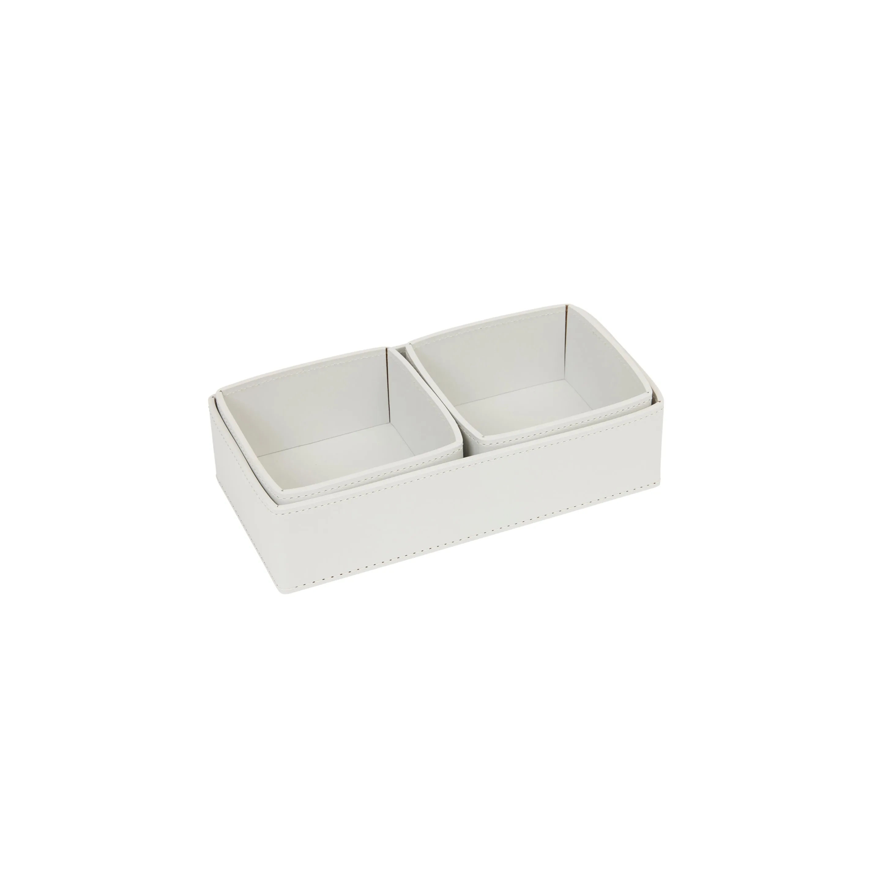 Omega Tris Valet Tray Set of Three Light Grey