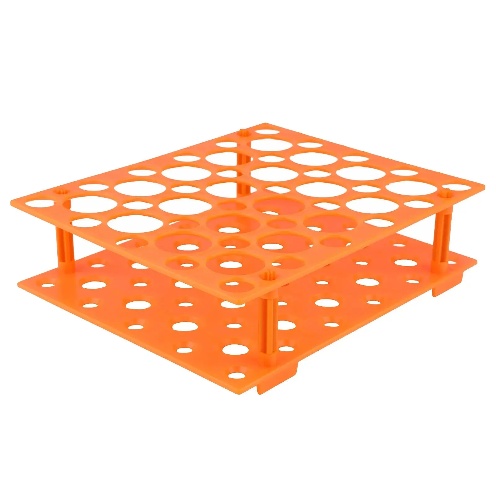 Orange Centrifuge Tube Rack, 50-Hole