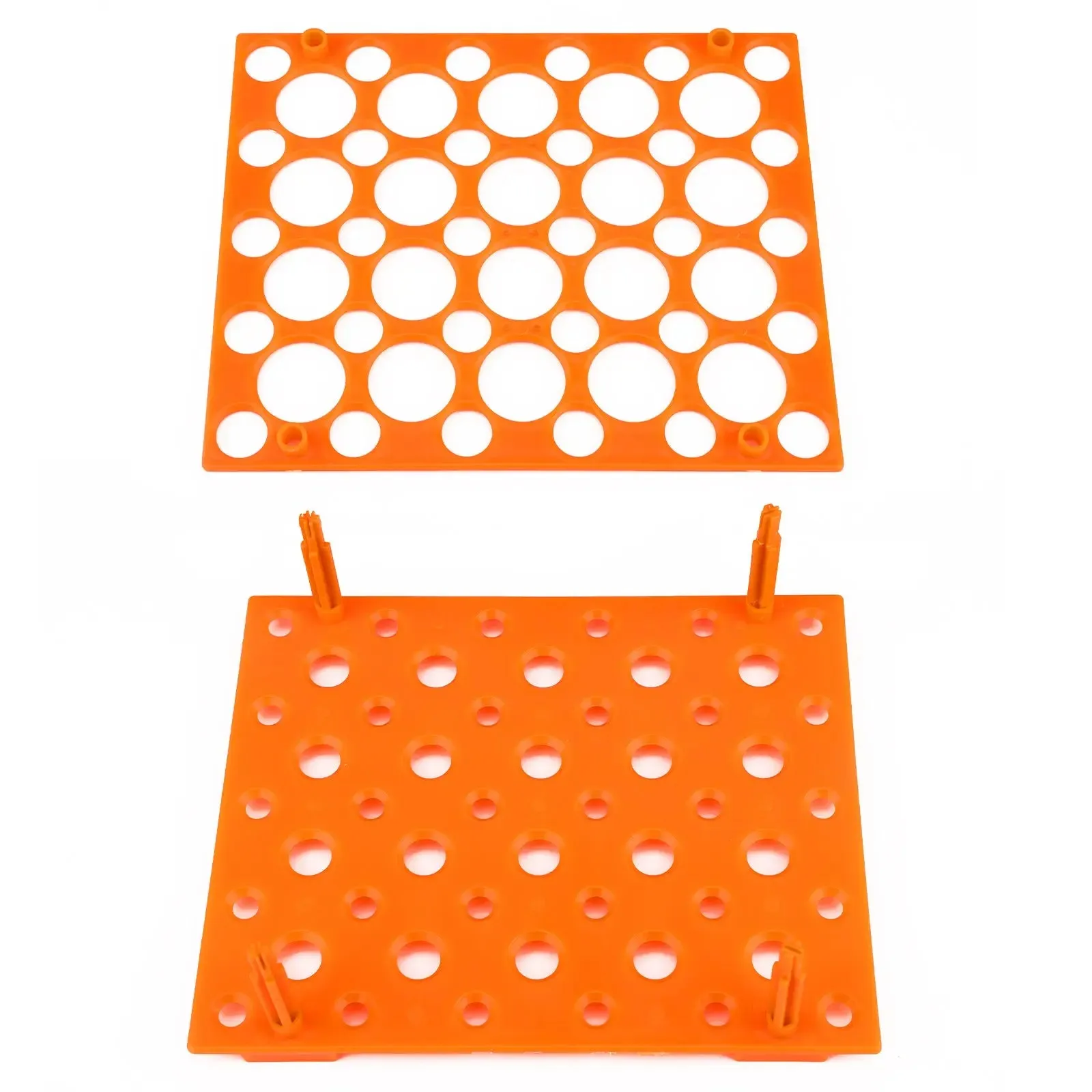 Orange Centrifuge Tube Rack, 50-Hole