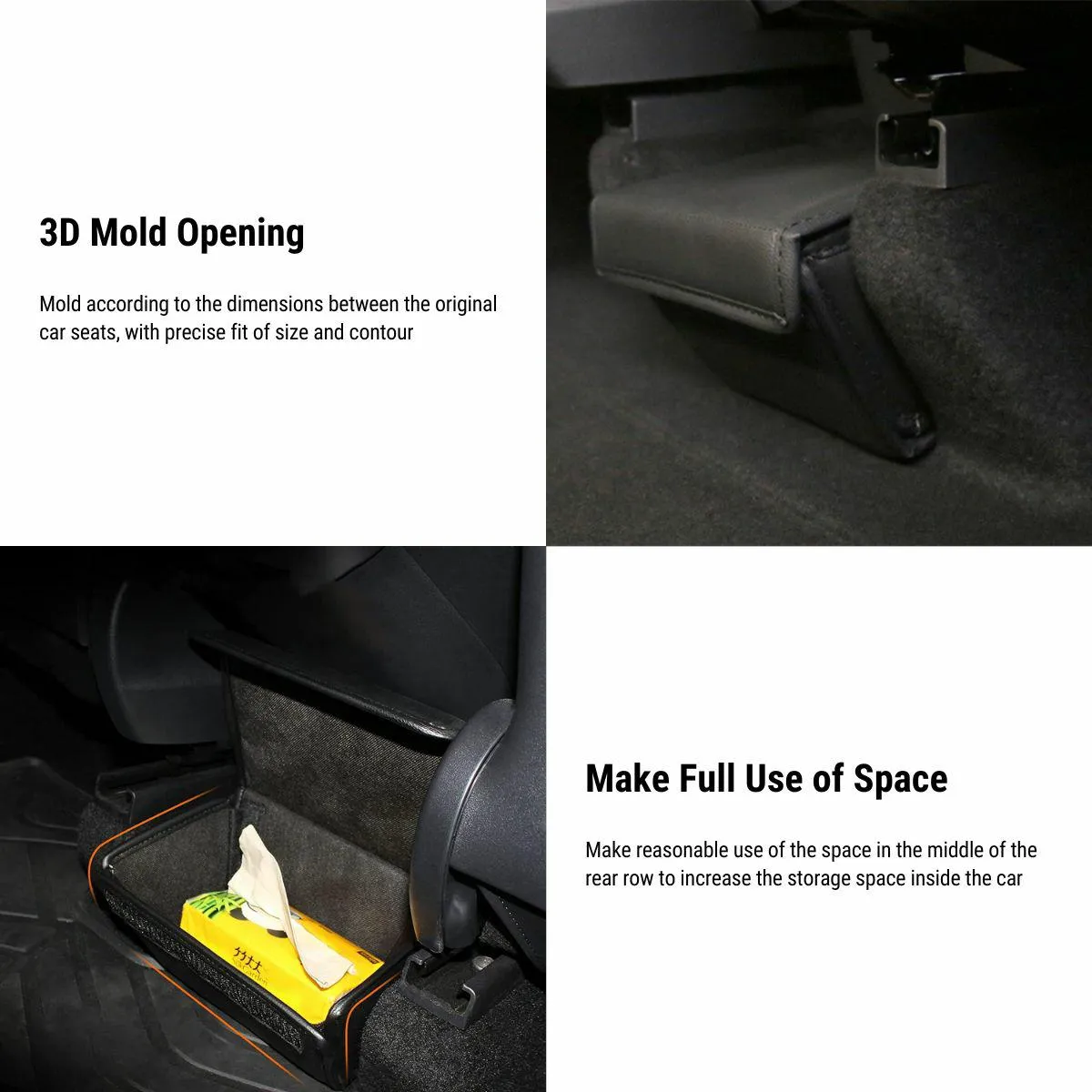 Rear Middle Storage Box for Tesla Model Y