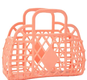 Retro Basket in Peach - Mini