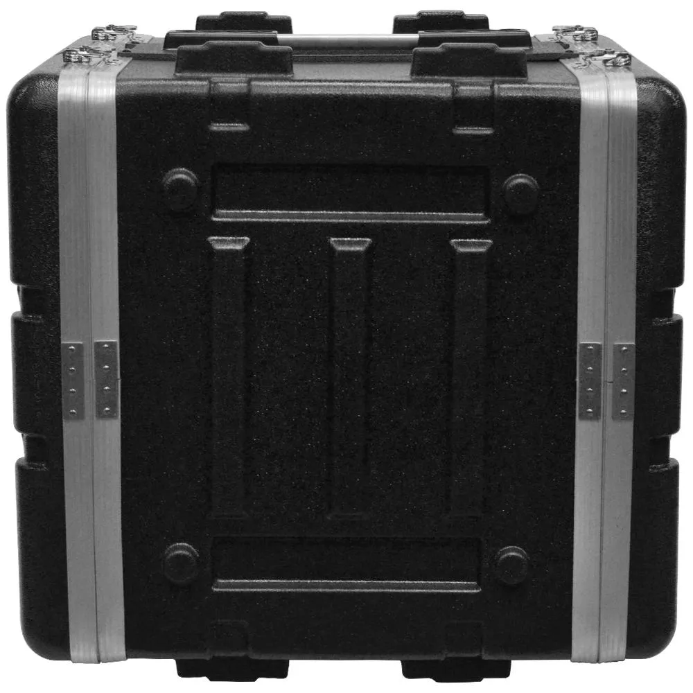 SALWR10D - Lightweight 10 Space ABS Rack Case - 10U PA DJ Stackable Flight Rack Case