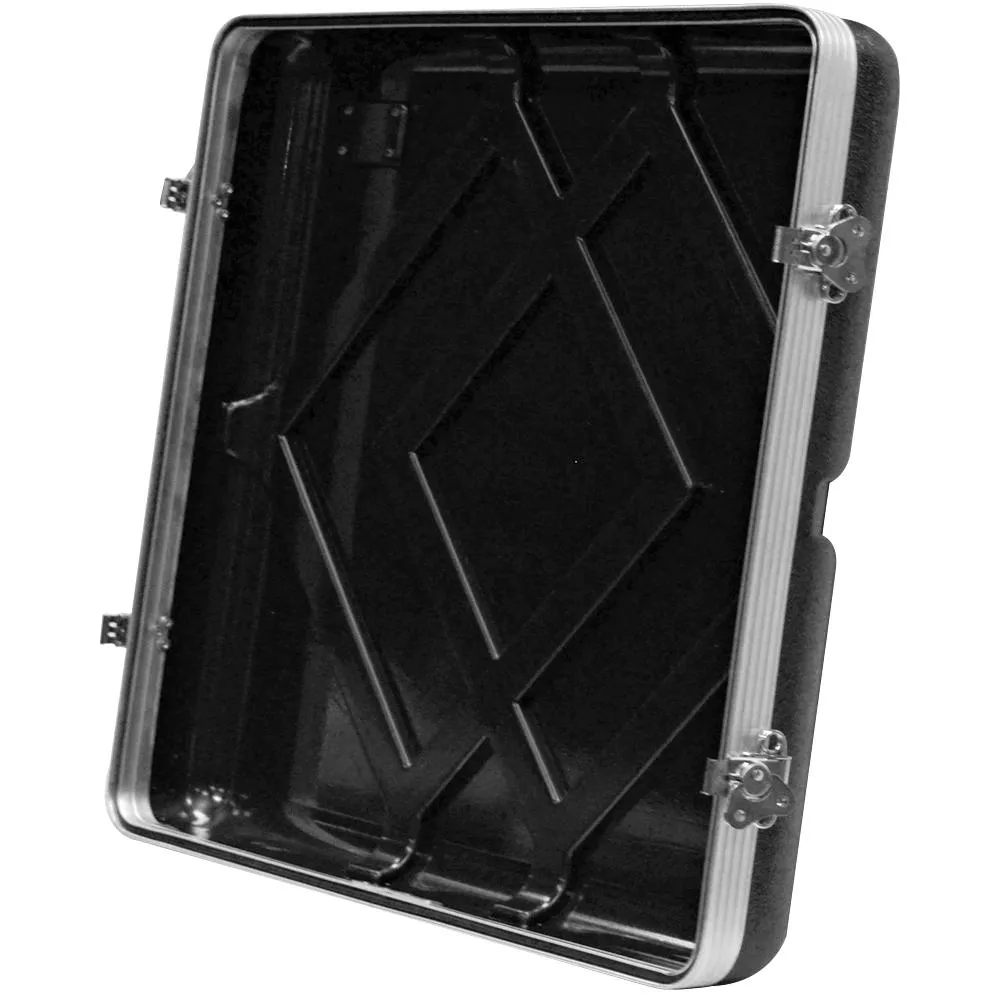 SALWR10D - Lightweight 10 Space ABS Rack Case - 10U PA DJ Stackable Flight Rack Case